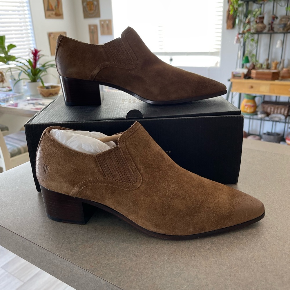 NWT Frye Eleanor Western Shootie Chestnut Ankle Boot Size 11